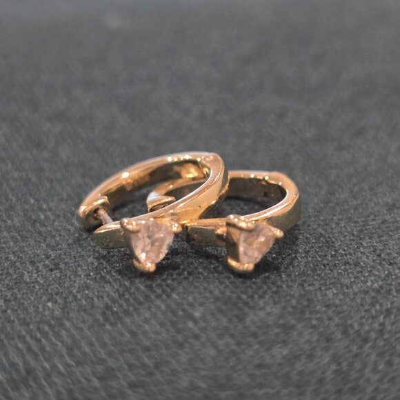 10K 925 Yellow gold earings - Picture 3 of 16